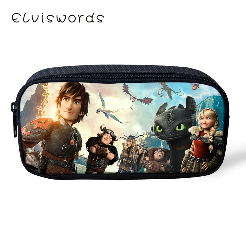 ELVISWORDS How to Train Your Dragon Printing Pencil Case for Students Children Boys Girls Stationery School Supplies Pencil Box 
ELVISWORDS How to Train Your Dragon Printing Pencil Case for Students Children Boys Girls Stationery School Supplies Pencil Box