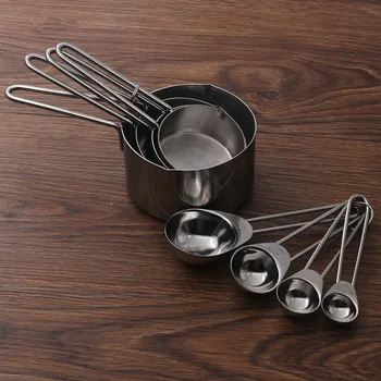 4pcs/lot Stainless Steel Measuring Cup Kitchen Measuring Spoons Scoop For Baking Sugar Coffee Measuring Tools Sets OK 0417
4pcs/lot Stainless Steel Measuring Cup Kitchen Measuring Spoons Scoop For Baking Sugar Coffee Measuring Tools Sets OK 0417