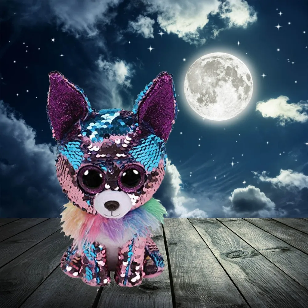 Ty Flippables YAPPY - The Blue/Purple Sequin Chihuahua Dog Owl Dinosaur Fox- 6"15cm Stuffed Animal Collection Doll Toy
Ty Flippables YAPPY - The Blue/Purple Sequin Chihuahua Dog Owl Dinosaur Fox- 6"15cm Stuffed Animal Collection Doll Toy