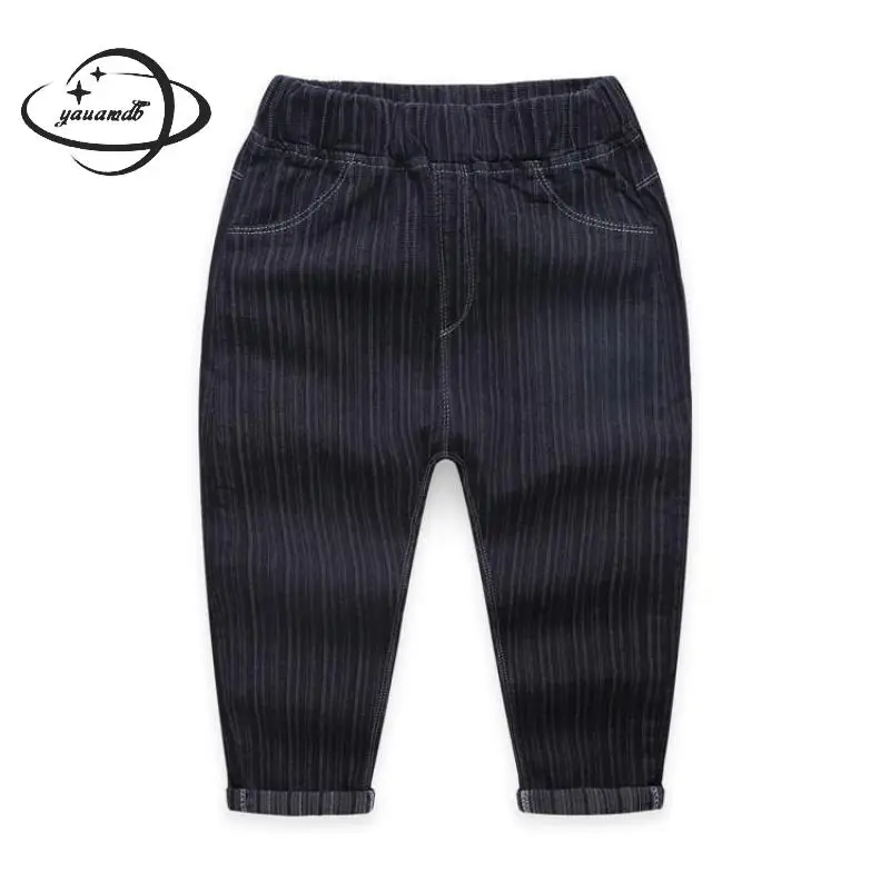 YAUAMDB kids jeans spring autumn 5-11Y boys trousers stripe clothing elastic pocket fashion loose children clothes ly25
YAUAMDB kids jeans spring autumn 5-11Y boys trousers stripe clothing elastic pocket fashion loose children clothes ly25