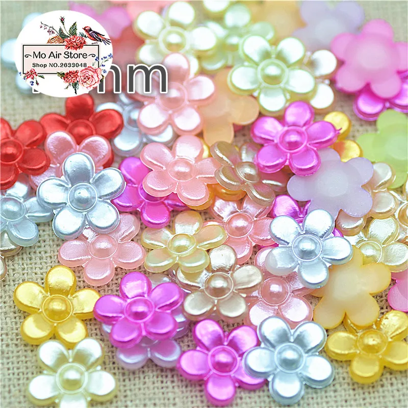 200pcs/lot 11mm mix color flower pearl Beads ABS Resin Flatback Simulated pearl Beads Jewelry Crafts
200pcs/lot 11mm mix color flower pearl Beads ABS Resin Flatback Simulated pearl Beads Jewelry Crafts