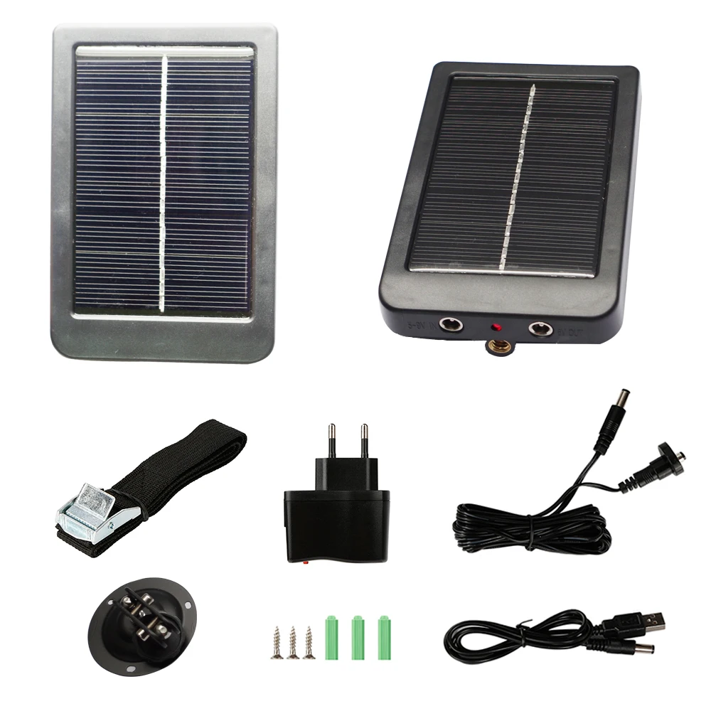 New Arrival Photo-Traps Hunting Game Camera Battery Solar Panel Charger External Solar Power Panel for Wild Trail Camera
New Arrival Photo-Traps Hunting Game Camera Battery Solar Panel Charger External Solar Power Panel for Wild Trail Camera