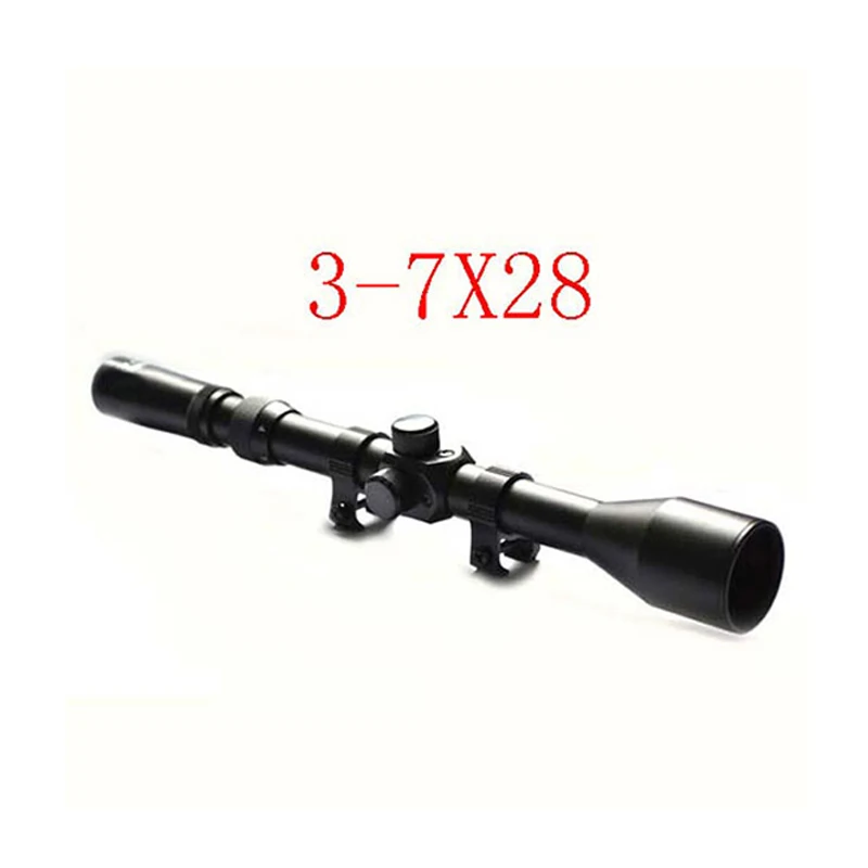 Hunting Telescope 3-7x28 Zoom Air Telescopic Rifle Scope Riflescope Optic Sights for Hunting Fit .22 rifles or air guns HT6-0022
Hunting Telescope 3-7x28 Zoom Air Telescopic Rifle Scope Riflescope Optic Sights for Hunting Fit .22 rifles or air guns HT6-0022