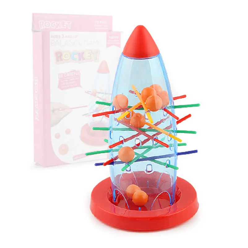 Kids Tumbling Rocket Spaceship Board Game Desktop Toy Pull Out Stick Fun montessori educational wooden toys juguetes for kid A1
Kids Tumbling Rocket Spaceship Board Game Desktop Toy Pull Out Stick Fun montessori educational wooden toys juguetes for kid A1