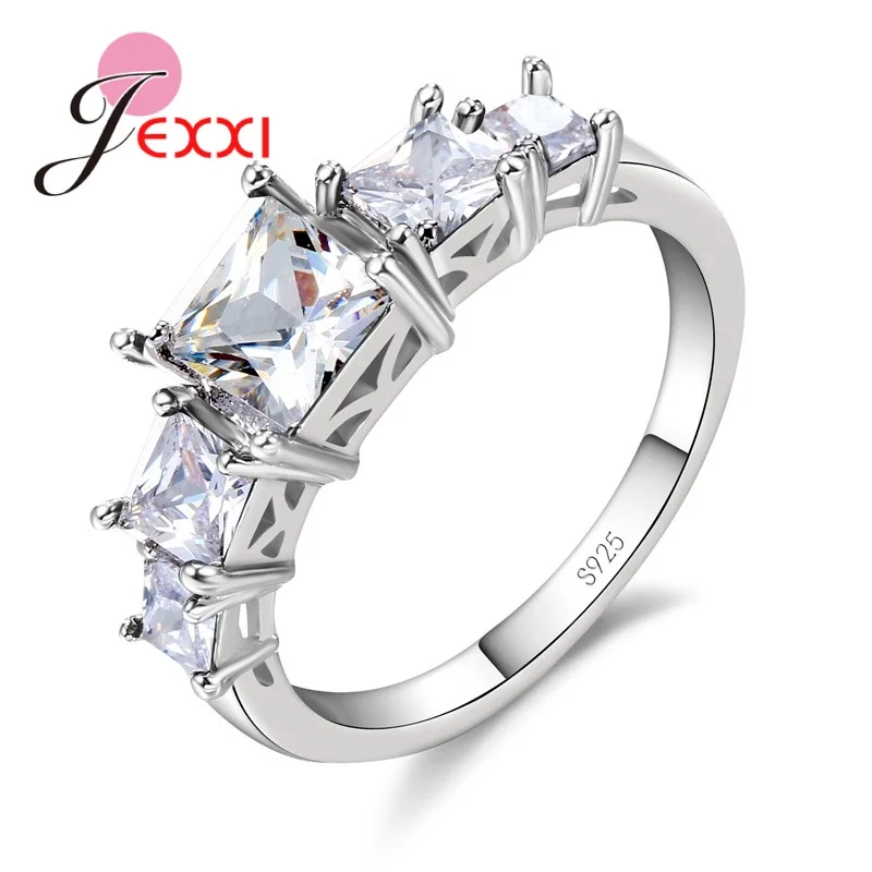 JEXXI Classical Fashion Ring CZ Crystal 925 Sterling Silver Jewelry Ring Marriage Proposal Fine Gifts for Women Wedding
JEXXI Classical Fashion Ring CZ Crystal 925 Sterling Silver Jewelry Ring Marriage Proposal Fine Gifts for Women Wedding