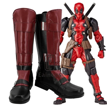 Movie Deadpool Superhero Wade Wilson Cosplay Halloween Party Shoes Fancy Boots Custom Made
Movie Deadpool Superhero Wade Wilson Cosplay Halloween Party Shoes Fancy Boots Custom Made