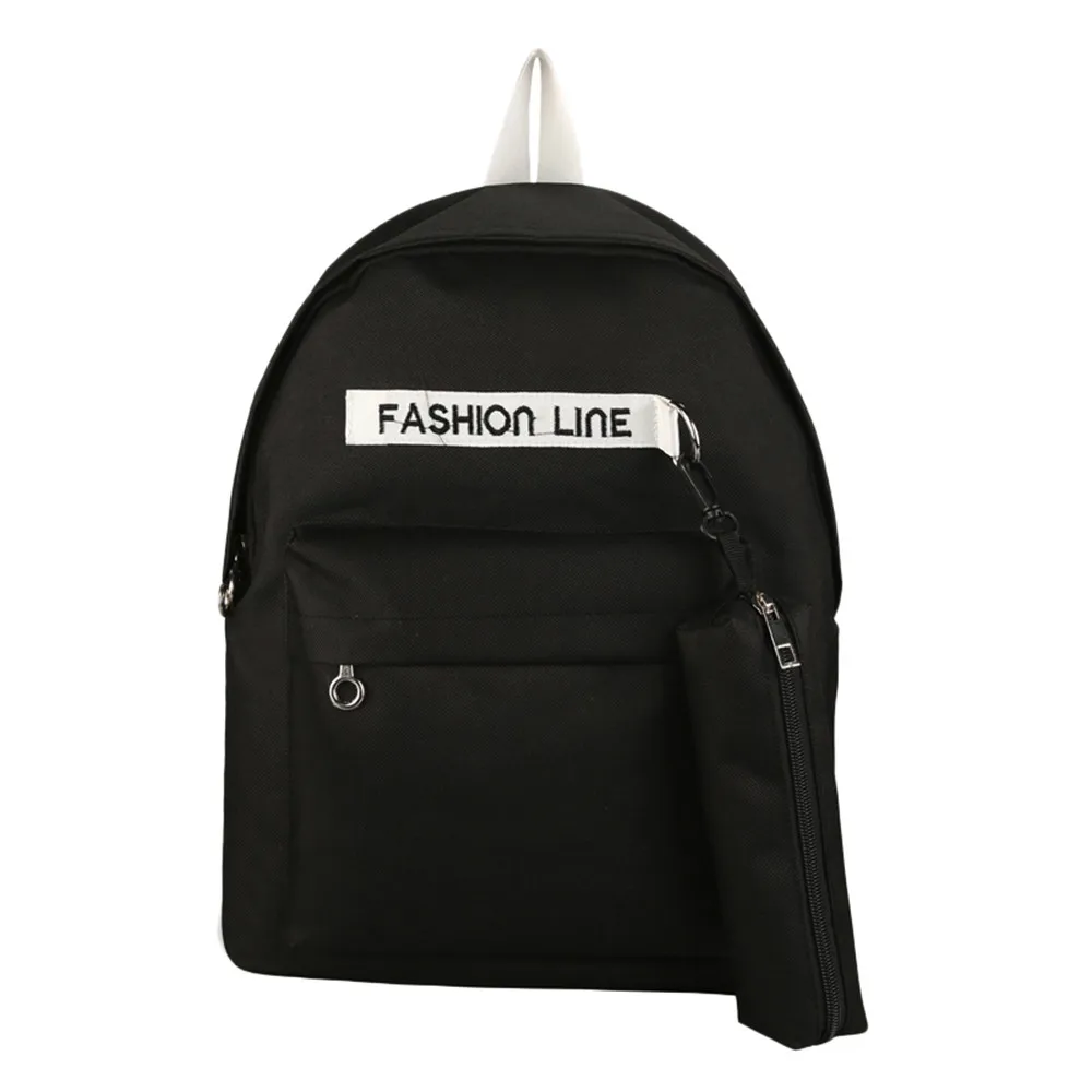 Women Backpack Girls Fashion Canvas Letter Black Backpack Large Capacity Ladies Travel Back pack mochila mujer bolsa feminina
Women Backpack Girls Fashion Canvas Letter Black Backpack Large Capacity Ladies Travel Back pack mochila mujer bolsa feminina