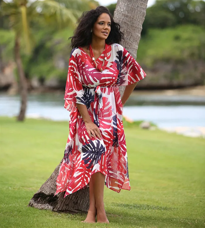 2018 Summer Chiffon Bikini Cover Up Beach Wear Dress Sexy Leaf Print Tunic Pareo Beach Cover Ups Women Bathing Suit Cover-up
2018 Summer Chiffon Bikini Cover Up Beach Wear Dress Sexy Leaf Print Tunic Pareo Beach Cover Ups Women Bathing Suit Cover-up