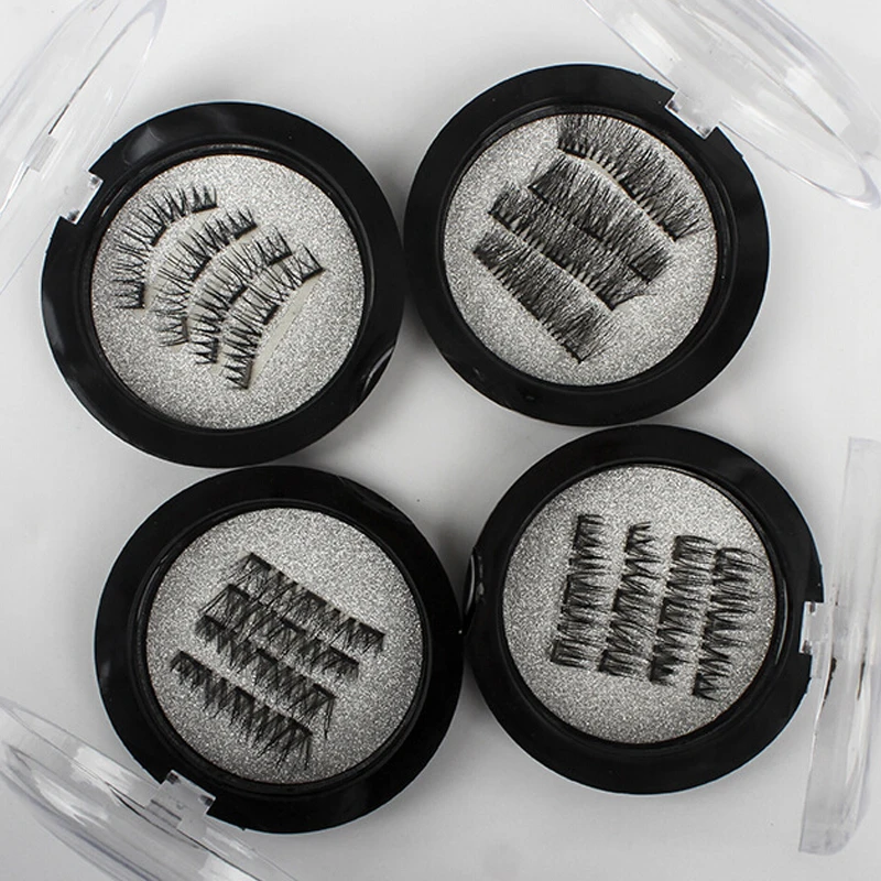4PCS Soft Natural Fashion Lashes 3D Three Magnetic False Eyelashes No Glue Ultra-Thinner Magnet Eye Lashes Extension Tools
4PCS Soft Natural Fashion Lashes 3D Three Magnetic False Eyelashes No Glue Ultra-Thinner Magnet Eye Lashes Extension Tools