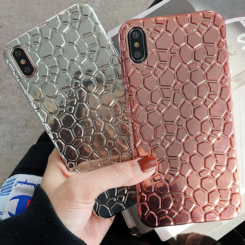Luxury Case For iPhone X XS 8 7 6 s Plus Soft TPU plating crack pattern Cover Fashion Case For iPhone XR 8 Coque Fundas Capa
Luxury Case For iPhone X XS 8 7 6 s Plus Soft TPU plating crack pattern Cover Fashion Case For iPhone XR 8 Coque Fundas Capa