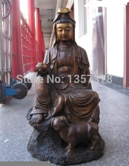 shitou 00213 China Folk Fane classical Bronze Sit Kwan-Yin Bodhisattva With Lovely Pig Statue discount 30% (C0324)
shitou 00213 China Folk Fane classical Bronze Sit Kwan-Yin Bodhisattva With Lovely Pig Statue discount 30% (C0324)