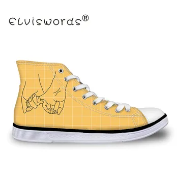 ELVISWORDS Yellow Aesthetic Women Canvas Vulcanize Shoes Zapatos De Mujer Flats Ladies Comfortable Teenager Trainers Chaussure
ELVISWORDS Yellow Aesthetic Women Canvas Vulcanize Shoes Zapatos De Mujer Flats Ladies Comfortable Teenager Trainers Chaussure