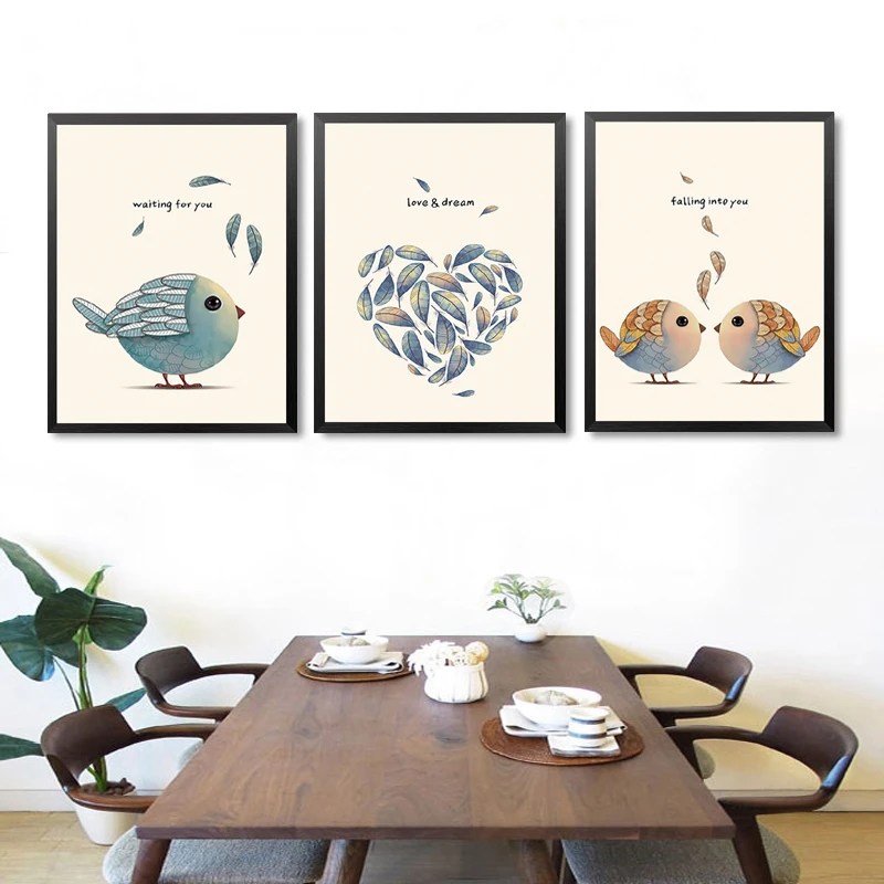 Love Dream Canvas Art Print Poster, Love Birds Animals Wall Pictures Poster Prints HD2048 
Love Dream Canvas Art Print Poster, Love Birds Animals Wall Pictures Poster Prints HD2048