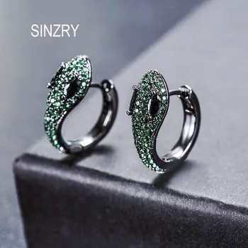 SINZRY Unique design jewelry Cubic zirconia dazlling snake shape Stud earrings CZ cute fashion earrings for women
SINZRY Unique design jewelry Cubic zirconia dazlling snake shape Stud earrings CZ cute fashion earrings for women