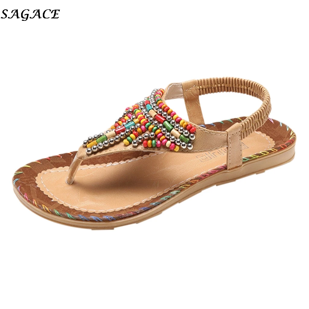 SAGACE Women sandals 2019 new hot summer bohemia Female sandals ladies roman beach shoes Casual T-strap thong peep toe shoes #30
SAGACE Women sandals 2019 new hot summer bohemia Female sandals ladies roman beach shoes Casual T-strap thong peep toe shoes #30