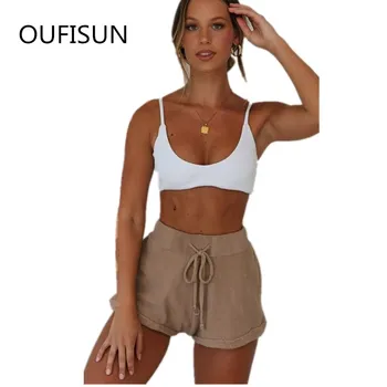 Oufisun 2020 Summer New Fashion Casual Shorts Holiday Femme Bandage Elastic Waist Edge Fold Shorts Travel Basic Women's Shorts
Oufisun 2020 Summer New Fashion Casual Shorts Holiday Femme Bandage Elastic Waist Edge Fold Shorts Travel Basic Women's Shorts