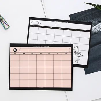 Creative simple desktop schedule planner Monthly Plan kawaii mini notebooks office supplies Work efficiency summary organizer
Creative simple desktop schedule planner Monthly Plan kawaii mini notebooks office supplies Work efficiency summary organizer