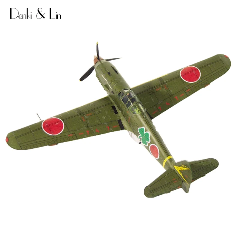 1:50 3D Japanese Kawasaki Ki-61 Fighter Plane Aircraft Paper Model Assemble Hand Work Puzzle Game DIY Kids Toy Denki & Lin
1:50 3D Japanese Kawasaki Ki-61 Fighter Plane Aircraft Paper Model Assemble Hand Work Puzzle Game DIY Kids Toy Denki & Lin