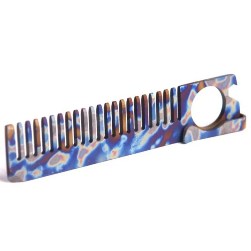 1PC Titanium Comb TC4 Titanium Alloy Anti-static Comb Tactics Comb Hairdressing Be Applicable Health Accessories Equipment Tool
1PC Titanium Comb TC4 Titanium Alloy Anti-static Comb Tactics Comb Hairdressing Be Applicable Health Accessories Equipment Tool