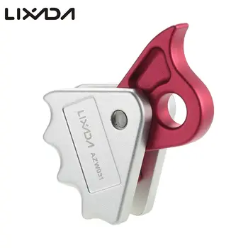 

Lixada 15kN Aluminum Alloy Safety Outdoor Climbing Mountaineering Tree Carving Rope Grab Protecta Accessory for 9mm-12mm Rope