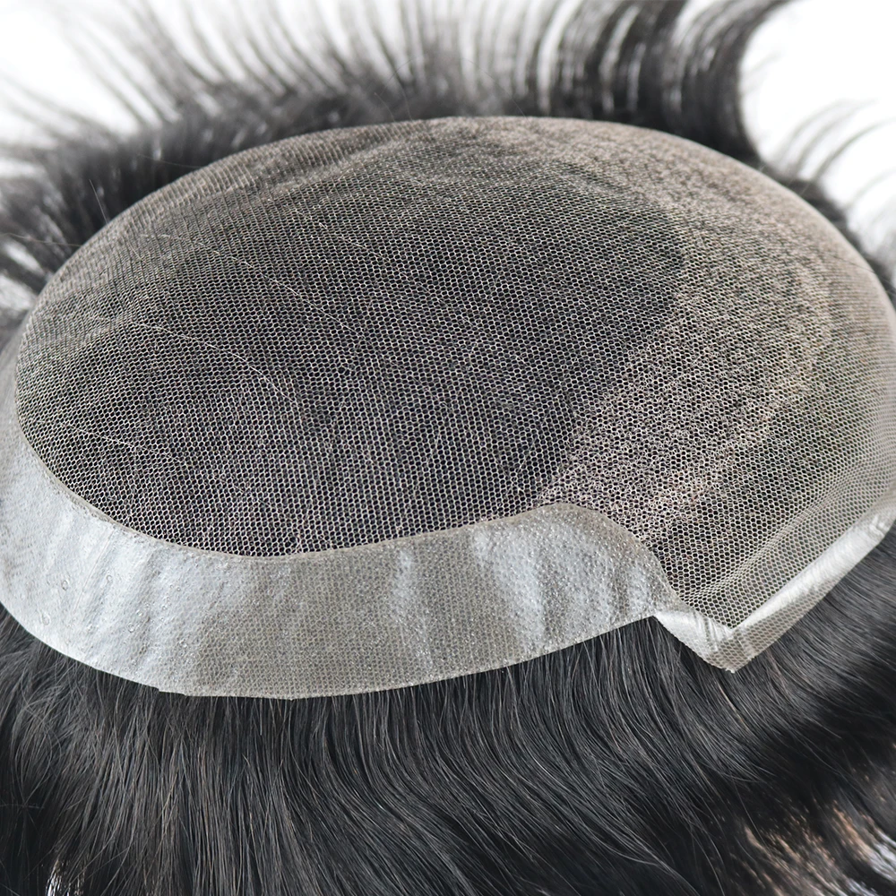 SimBeauty 100% Human Hair Replacement System Swiss / French Lace Front Toupee Poly Skin Back Hairpiece Replacement Mens Wig
SimBeauty 100% Human Hair Replacement System Swiss / French Lace Front Toupee Poly Skin Back Hairpiece Replacement Mens Wig