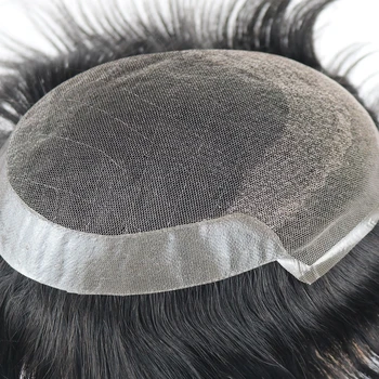 SimBeauty 100% Human Hair Replacement System Swiss / French Lace Front Toupee Poly Skin Back Hairpiece Replacement Mens Wig
SimBeauty 100% Human Hair Replacement System Swiss / French Lace Front Toupee Poly Skin Back Hairpiece Replacement Mens Wig