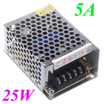 AC 100V~240V to DC 5V 5A 25W Voltage Transformer Switch Power Supply for Led Strip
AC 100V~240V to DC 5V 5A 25W Voltage Transformer Switch Power Supply for Led Strip