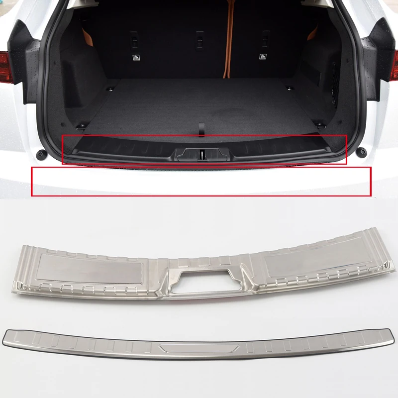 Accessories Stainless Steel Rear Bumper Skid Protector Guard Decoration Cover Trim 1pcs/2pcs For Jaguar E-Pace 2017 2018
Accessories Stainless Steel Rear Bumper Skid Protector Guard Decoration Cover Trim 1pcs/2pcs For Jaguar E-Pace 2017 2018