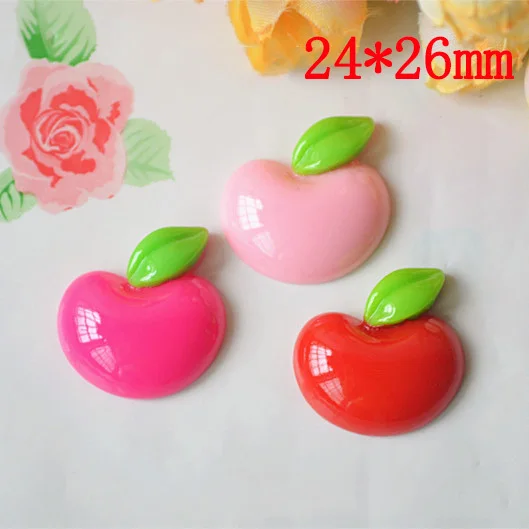 50pcs/lot 24*26mm hot sale cute colorful apple fruit resin flat back cabochon for DIY craft art scrapbooking
50pcs/lot 24*26mm hot sale cute colorful apple fruit resin flat back cabochon for DIY craft art scrapbooking