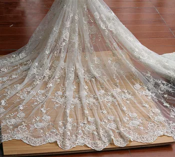 135cm or 53.15"*1Y Ivory&Gold Pearls Beaded and Sequined Floral Embroidered Tulle Lace Fabric Bridal Wedding Fabric
135cm or 53.15"*1Y Ivory&Gold Pearls Beaded and Sequined Floral Embroidered Tulle Lace Fabric Bridal Wedding Fabric