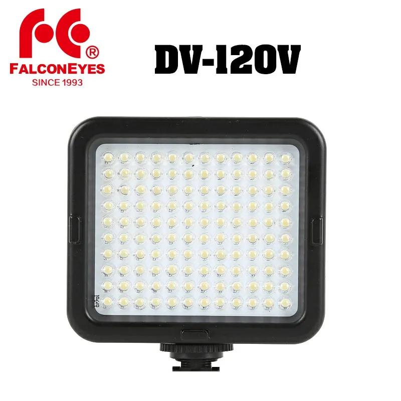 Falcon Eyes DV-120V 7.2W 3200K or 5500K Color Temp Mini LED Photo Video Fill Light Using 5pcs AA Battery for Camera or Camcorder
Falcon Eyes DV-120V 7.2W 3200K or 5500K Color Temp Mini LED Photo Video Fill Light Using 5pcs AA Battery for Camera or Camcorder