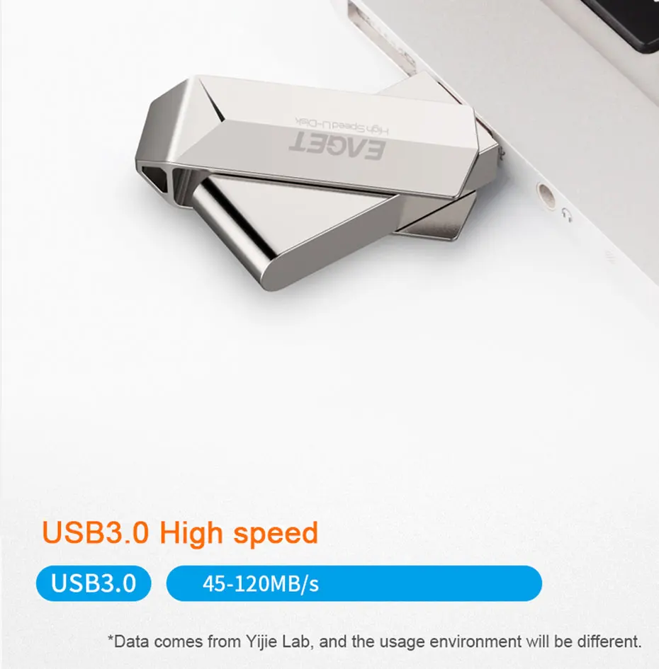 Shop Generic EAGET F70 USB Flash Drive, 64GB Metal Waterproof Pendrive