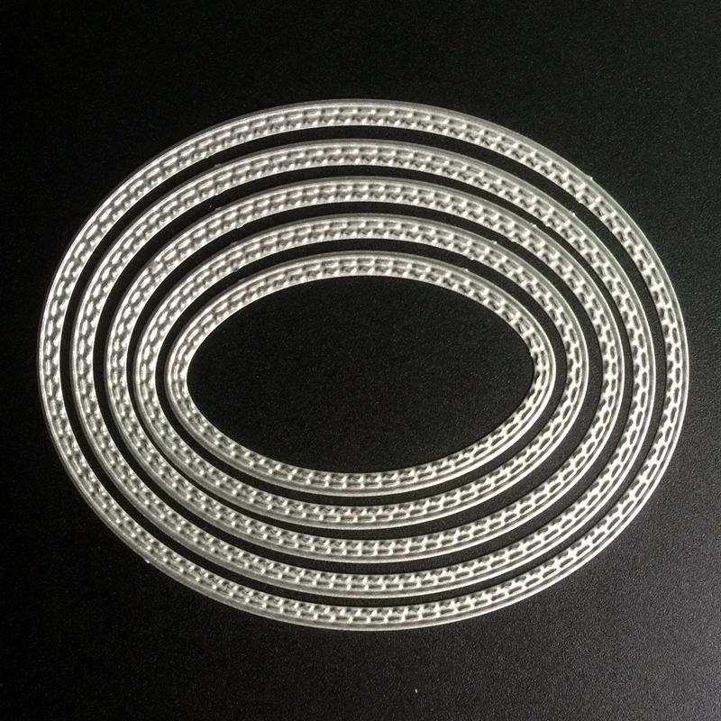 SCD610 Oval Metal Cutting Dies For Scrapbooking Stencils DIY Album Cards Decoration Embossing Folder Craft Die Cuts Tools New
SCD610 Oval Metal Cutting Dies For Scrapbooking Stencils DIY Album Cards Decoration Embossing Folder Craft Die Cuts Tools New
