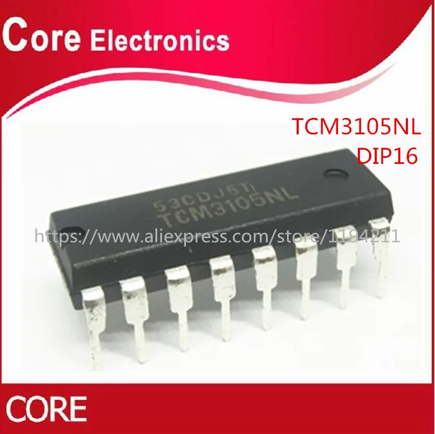 5 шт. TCM3105NL DIP-16 TCM3105 DIP new | Электронные компоненты и принадлежности