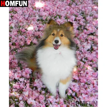 HOMFUN Full Square/Round Drill 5D DIY Diamond Painting " Flower and dog" 3D Diamond Embroidery Cross Stitch Home Decor A19559
HOMFUN Full Square/Round Drill 5D DIY Diamond Painting " Flower and dog" 3D Diamond Embroidery Cross Stitch Home Decor A19559