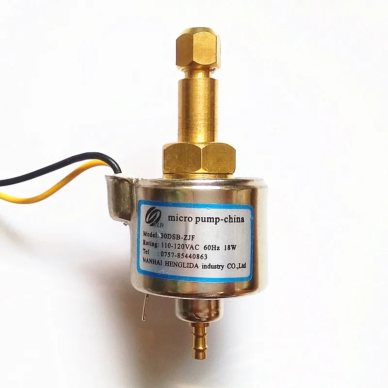 Smoke machine electromagnetic pump model 30DCB-ZJF voltage 110-120VAC-60Hz-220-240VAC-50-Hz power 18W
Smoke machine electromagnetic pump model 30DCB-ZJF voltage 110-120VAC-60Hz-220-240VAC-50-Hz power 18W
