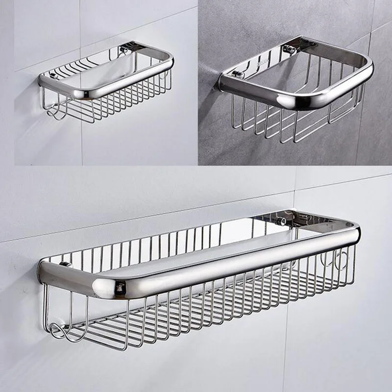 304 Stainless Steel Paper Towel Shampoo Soap Cosmetic Bathroom Shower Wall Shelf Kitchen Seasoning Bottle Basket Holder Rack
304 Stainless Steel Paper Towel Shampoo Soap Cosmetic Bathroom Shower Wall Shelf Kitchen Seasoning Bottle Basket Holder Rack