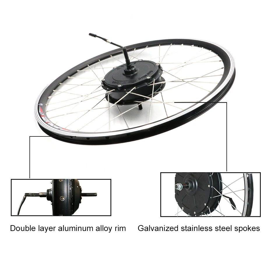 Cheap 36V500W Electric Bike Conversion Kit Rear Wheel Samsung/LG 36V Battery Brushless Gear Motor for 26"700C ebike bicicleta eléctr 3 Cheap 36V500W Electric Bike Conversion Kit Rear Wheel Samsung/LG 36V Battery Brushless Gear Motor for 26"700C ebike bicicleta eléctr 3