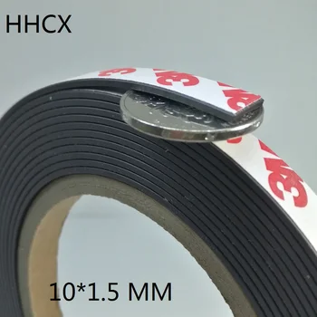 1Meter/lot Rubber Magnet 10*1.5 mm with 3M self Adhesive Flexible Magnetic Strip Rubber Tape width 10mm thickness 1.5mm
1Meter/lot Rubber Magnet 10*1.5 mm with 3M self Adhesive Flexible Magnetic Strip Rubber Tape width 10mm thickness 1.5mm