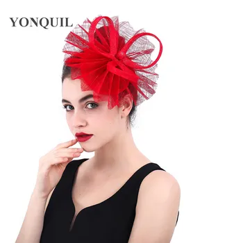 Charming red sinamay base fascinator headwear party headpiece race show hair accessories church millinery cocktail hats SYF387
Charming red sinamay base fascinator headwear party headpiece race show hair accessories church millinery cocktail hats SYF387