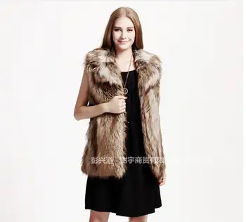 Europe and the United States new fur vest 2017 autumn and winter women fox fur imitation fur long vest
Europe and the United States new fur vest 2017 autumn and winter women fox fur imitation fur long vest