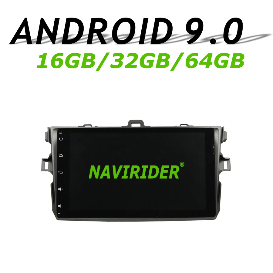 Navirider GPS navigation For Toyota COROLLA 2010 9" full touch screen Car android 9.0 64gb rom radio bluetooth player stereo
Navirider GPS navigation For Toyota COROLLA 2010 9" full touch screen Car android 9.0 64gb rom radio bluetooth player stereo