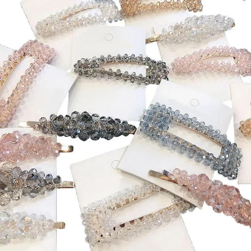 Korean Shiny Crystal Hairclip Hairpins Geometric Waterdrop Imitiation Pearl Hair Clips Femlae BB Barrette Hair Accessories
Korean Shiny Crystal Hairclip Hairpins Geometric Waterdrop Imitiation Pearl Hair Clips Femlae BB Barrette Hair Accessories