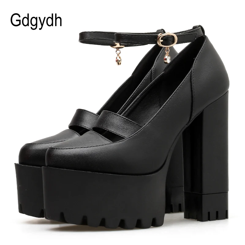 Фото Gdgydh/женские туфли лодочки с ремешком на щиколотке демисезонные - купить