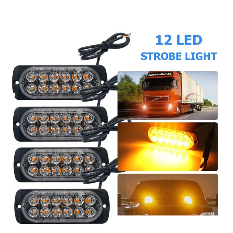 12/24V 12LED Multicolor Truck Strobe Flash Light Trailer Pickup Side Marker Indicators Light Lorries door light Warning light
12/24V 12LED Multicolor Truck Strobe Flash Light Trailer Pickup Side Marker Indicators Light Lorries door light Warning light