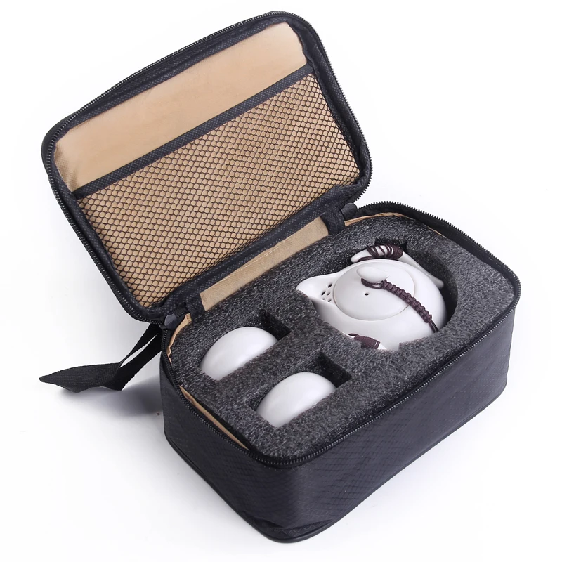 Drinkware 1 pot 2 cups +Travel Bag The Ding kiln tea Sets portable travel tea set,quick cup,TeaPot Kettle,Gaiwan.kung fu tea set
Drinkware 1 pot 2 cups +Travel Bag The Ding kiln tea Sets portable travel tea set,quick cup,TeaPot Kettle,Gaiwan.kung fu tea set