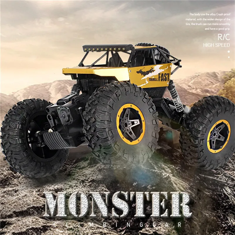 15KM/h ourtdoor Off-Road RC Climbing Car Alloy High Speed Monsters Truck Remote control off-road big foot climbing car#SA
15KM/h ourtdoor Off-Road RC Climbing Car Alloy High Speed Monsters Truck Remote control off-road big foot climbing car#SA