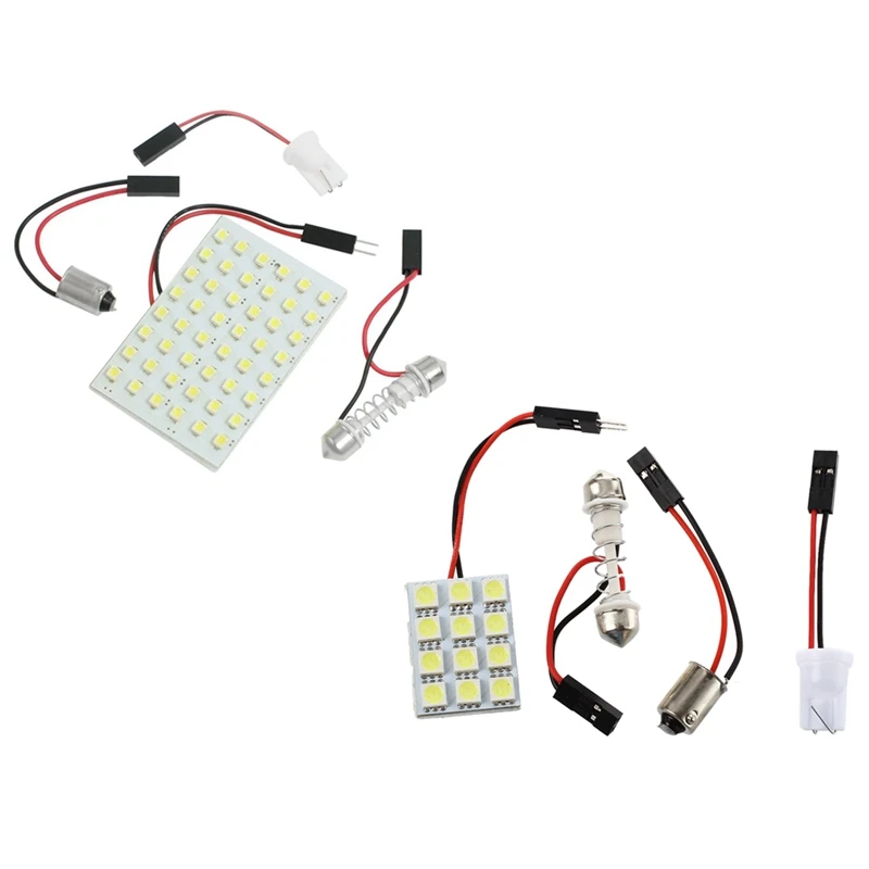 White 1210 Smd 48 Led Car Interior Dome Light Panel W T10 Ba9S Festoon & 12 Smd 5050 White Led Panel Interior Illumination Lam
White 1210 Smd 48 Led Car Interior Dome Light Panel W T10 Ba9S Festoon & 12 Smd 5050 White Led Panel Interior Illumination Lam