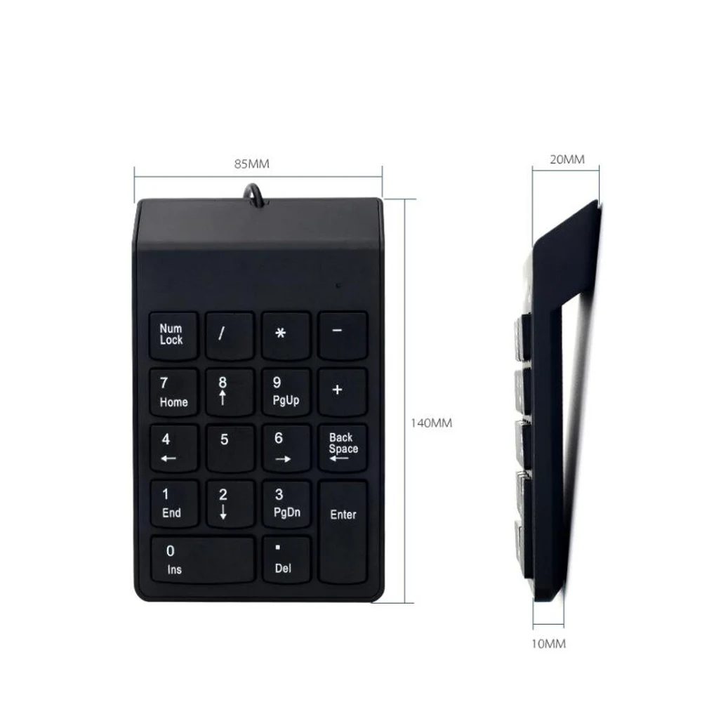 Hot Sale 18 Keys Number Pad Keyboard USB Wire Mini Keyboard for Laptop Desktop PC Pro Numpad Keyboard
Hot Sale 18 Keys Number Pad Keyboard USB Wire Mini Keyboard for Laptop Desktop PC Pro Numpad Keyboard