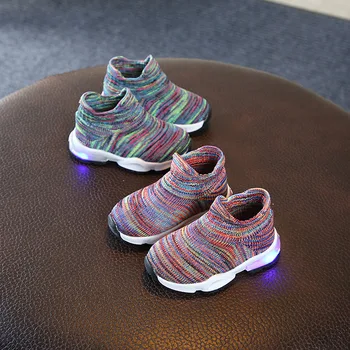 Soft Baby Shoes Socks Shoes Boys Sneakers Pink Girls Sneakers Infant Knitting Toddler Shoes High Top Ankle Flats Led Shoes 15-19
Soft Baby Shoes Socks Shoes Boys Sneakers Pink Girls Sneakers Infant Knitting Toddler Shoes High Top Ankle Flats Led Shoes 15-19